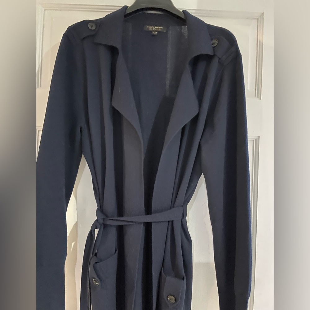 Banana Republic Navy Cardigan Sweater